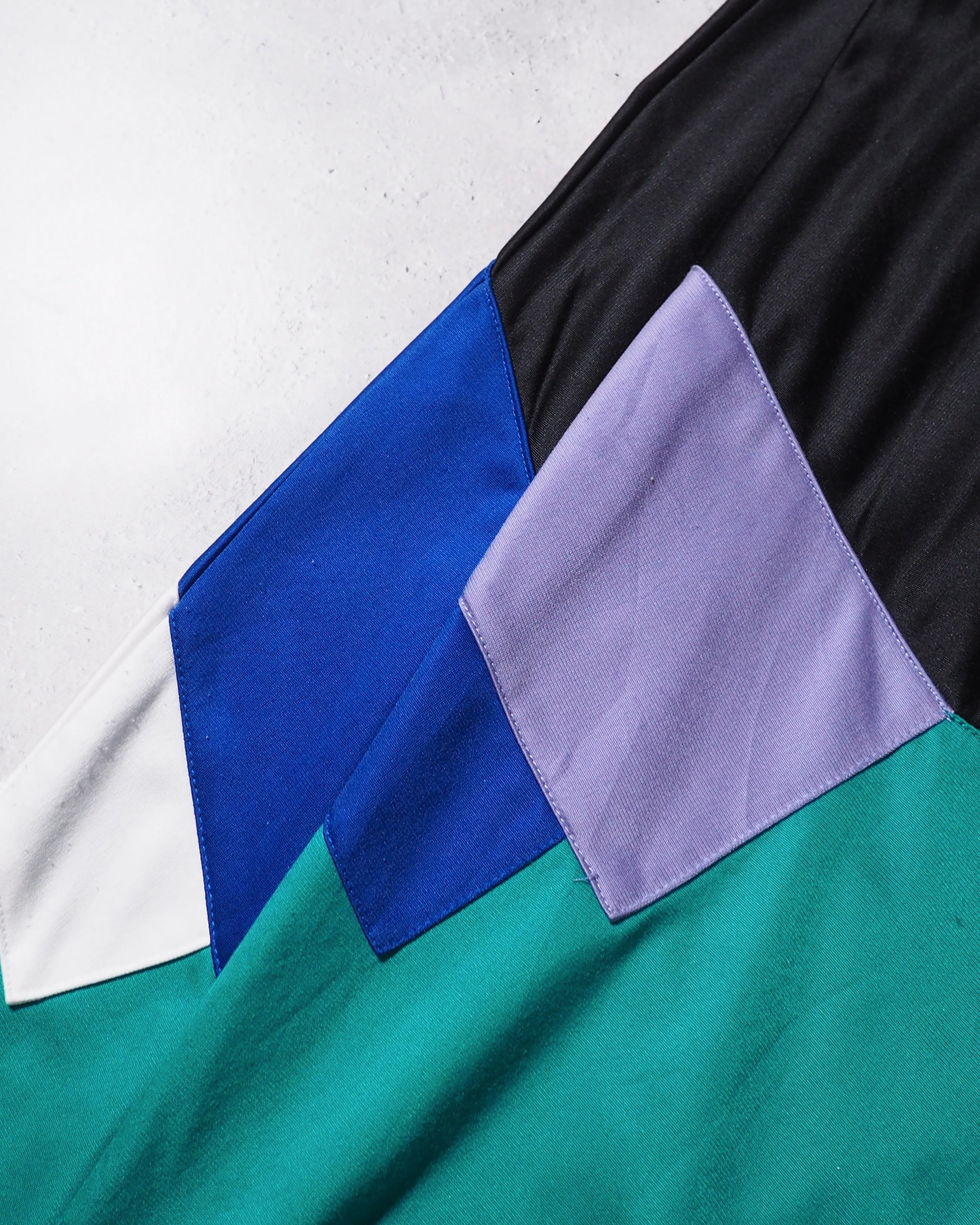 1980s ” Old adidas ” Multi color panel Switching vintage Track jacket