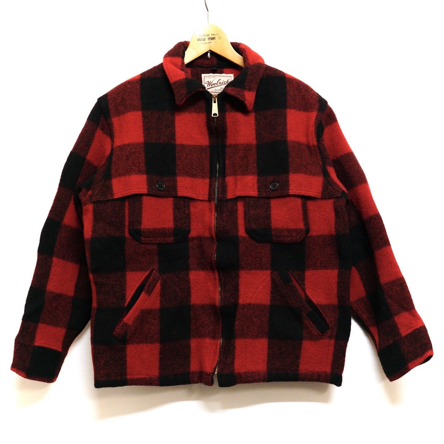 woolrich 90s バッファローチェック　マッキーノジャケット