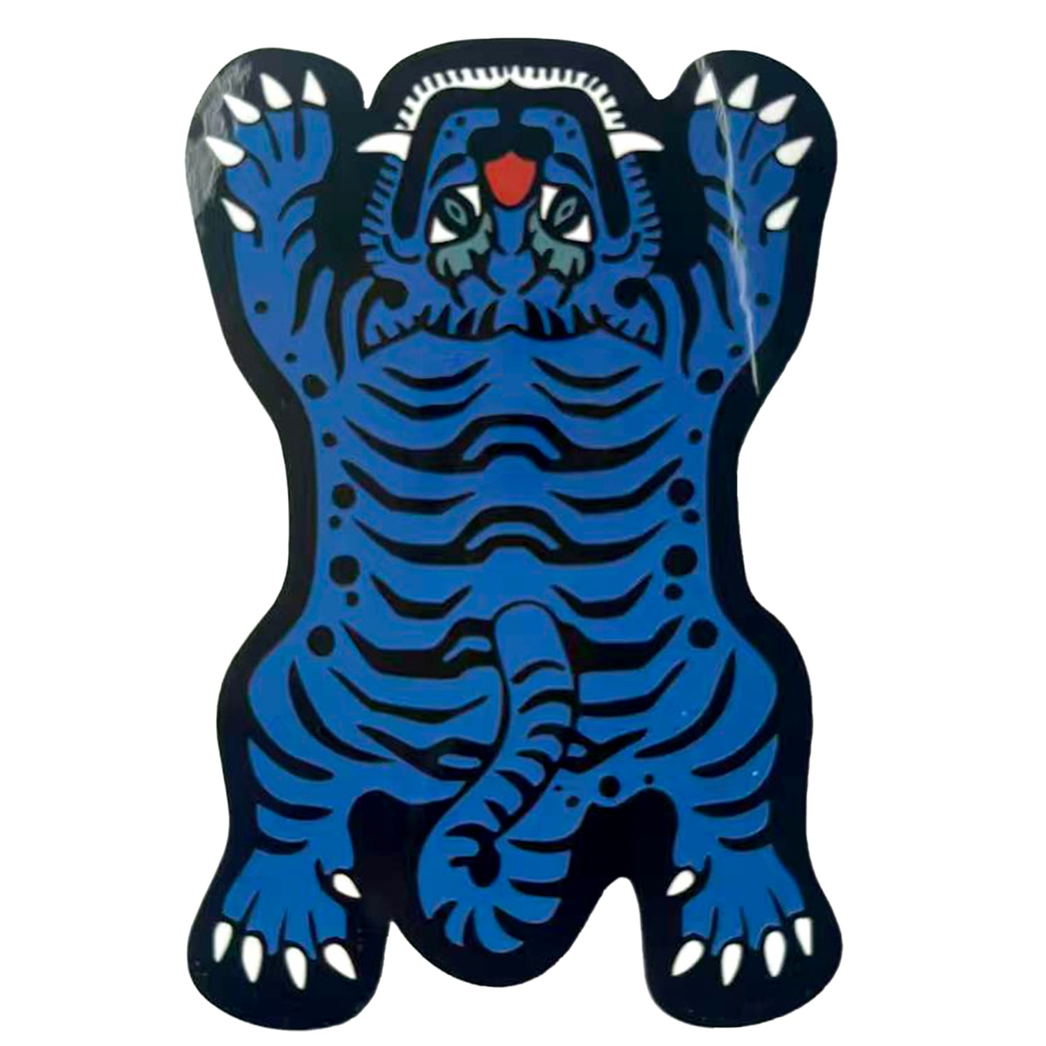 USA GENERAL STORE TIBETAN TIGER STICKER チベタンタイガー チベットタイガー チベッタンタイガー ステッカー :TTS-001BL