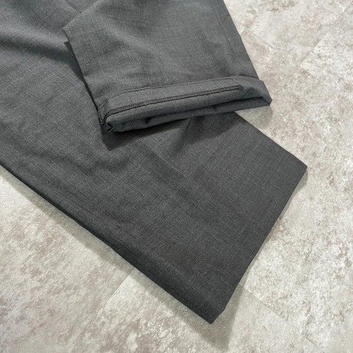 90s ARMANI COLLEZIONI wool black slacks 詳細写真16