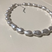 大振りパール チョーカー　［SRN022］　