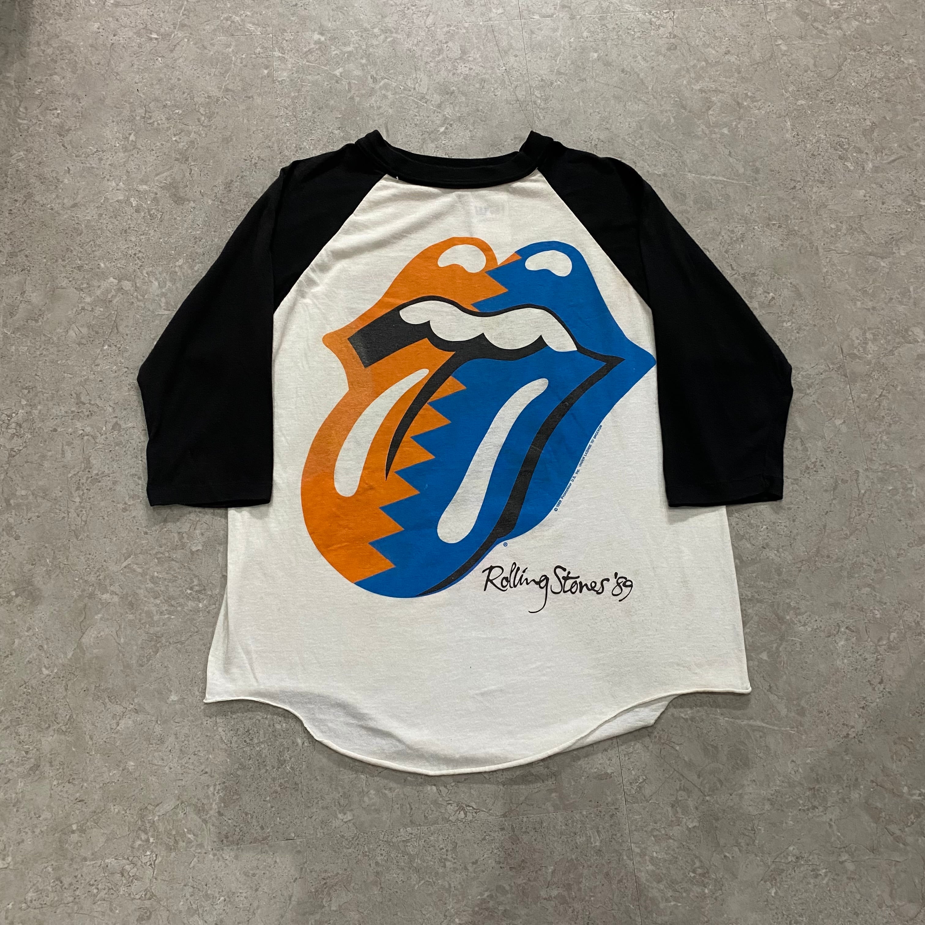 1989s The Rolling Stones "Steel Wheels" raglan sleeve T-shirt【仙台店】