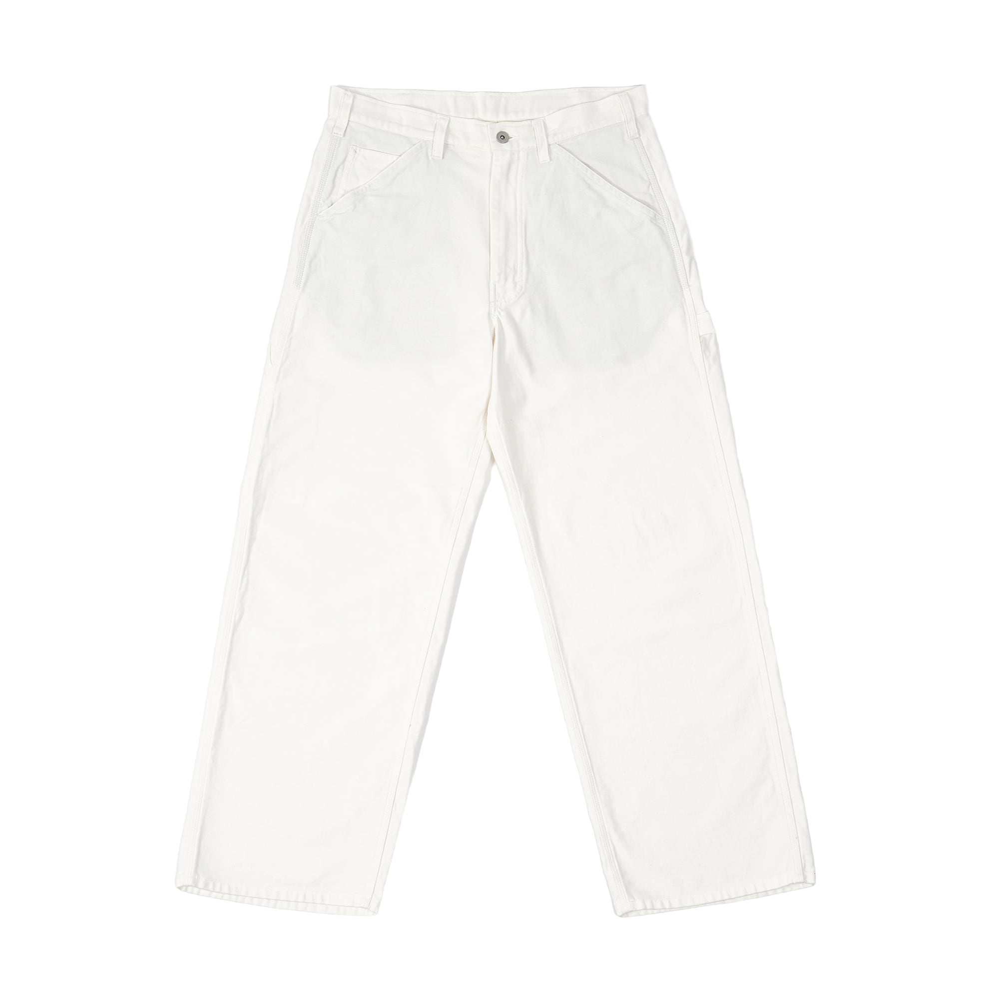Back Sateen Standard Painter Pants (white) | OVY