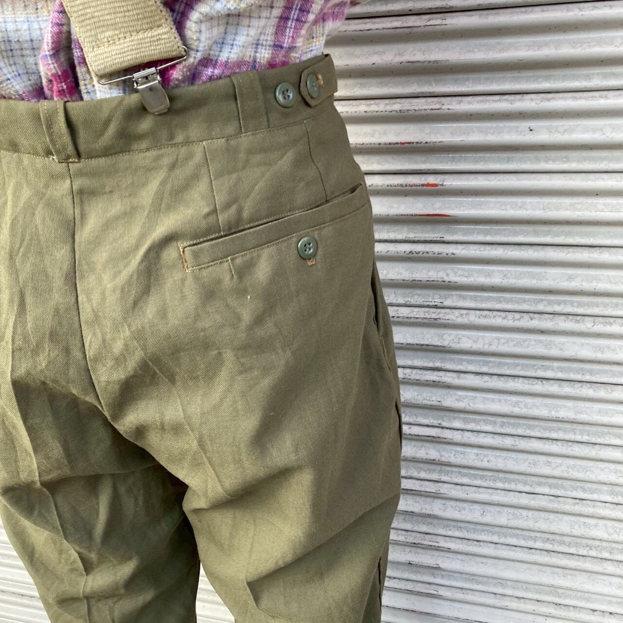 60s Euro Army ユーロ ミリタリー スラックス パンツ ヴィンテージ