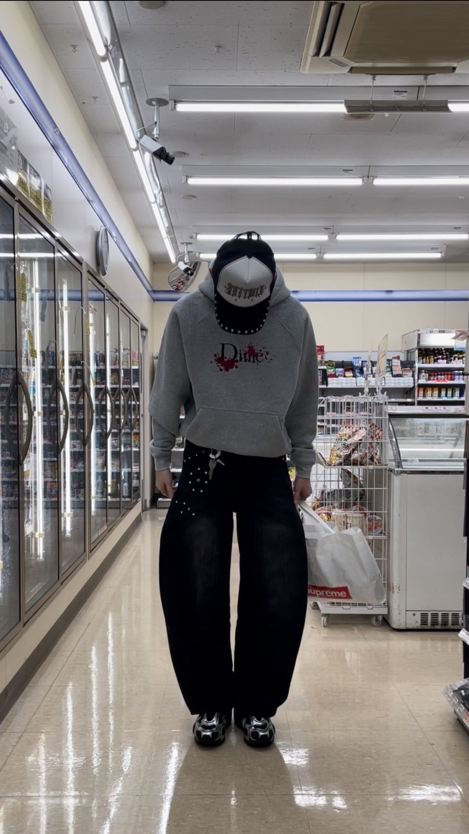 スタッズワイド デニム el1529 | elev fashion store