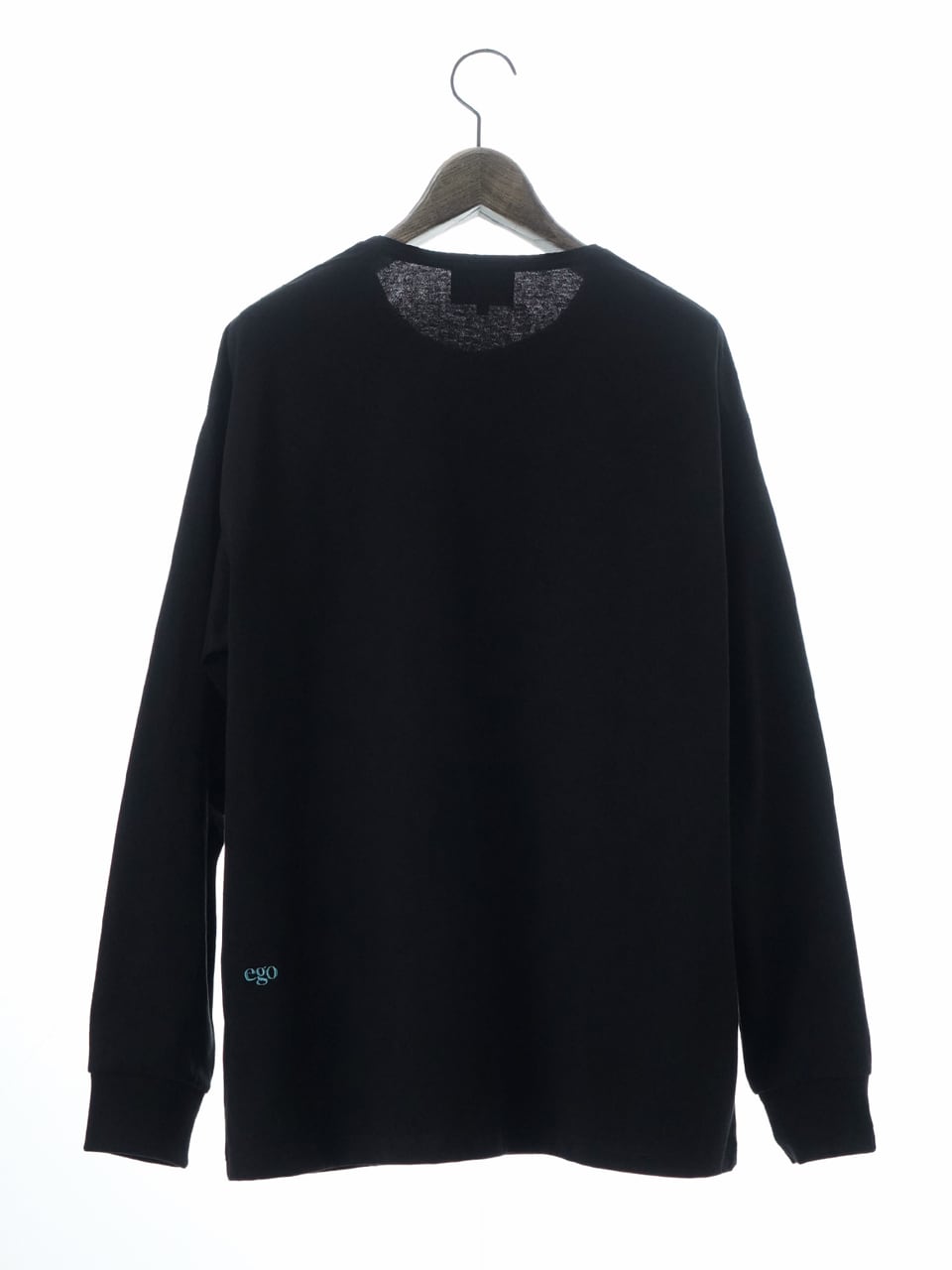 EGO TRIPPING (エゴトリッピング) PRINTTEE -A long ロンTEE / BLACK