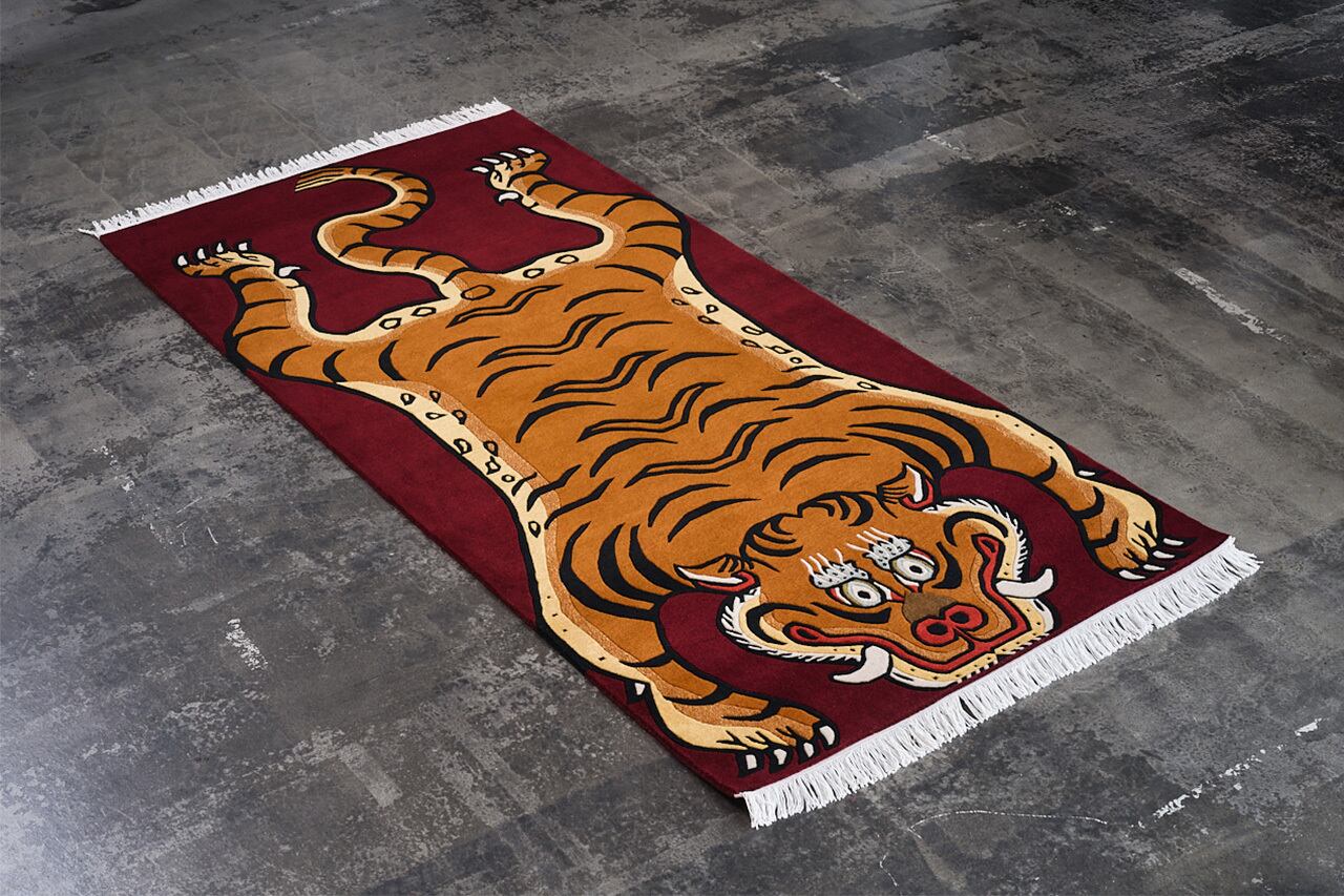 Tibetan Tiger Rug 《Lサイズ•プレミアムウール355》チベタンタイガー