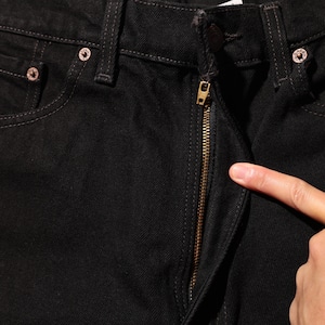 Deadstock 34×32 Levi’s 550 USA 96年 サルファーブラック デニムパンツ リーバイス