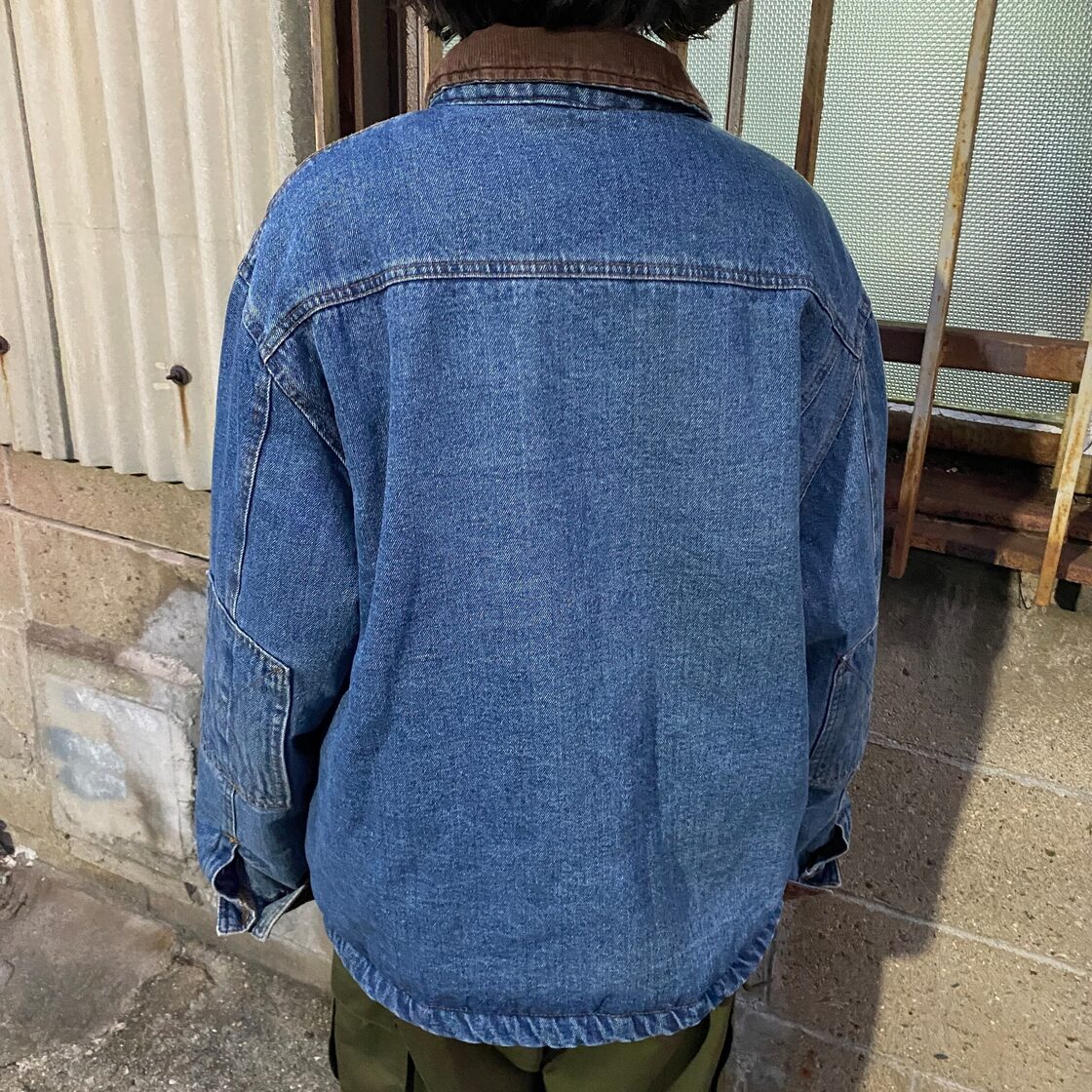 Wrangler ラングラー デニムボアジャケット メンズXL 古着 