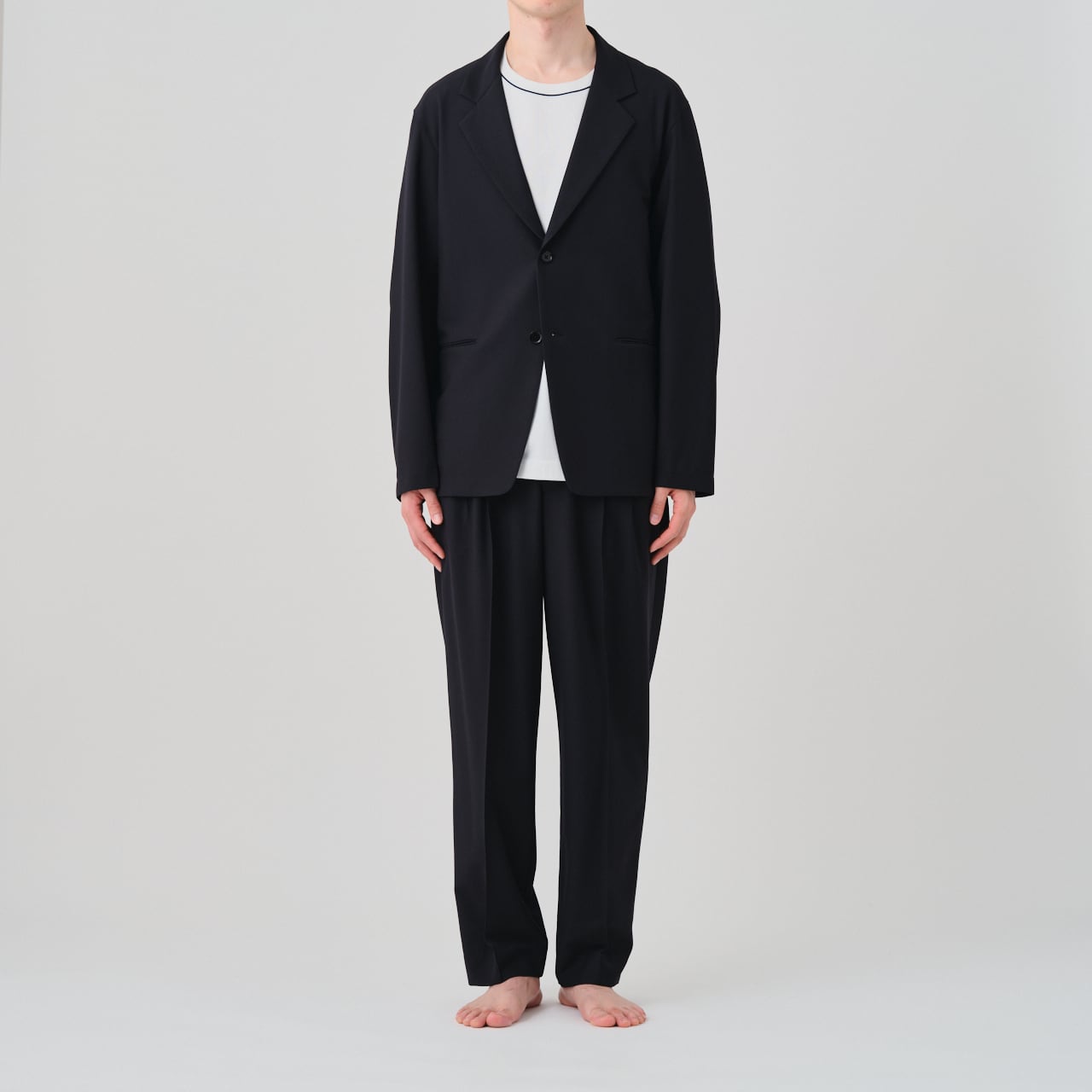 Cupro Twill Balancircular® 3-Tuck Drawstring Easy Pants | GGG