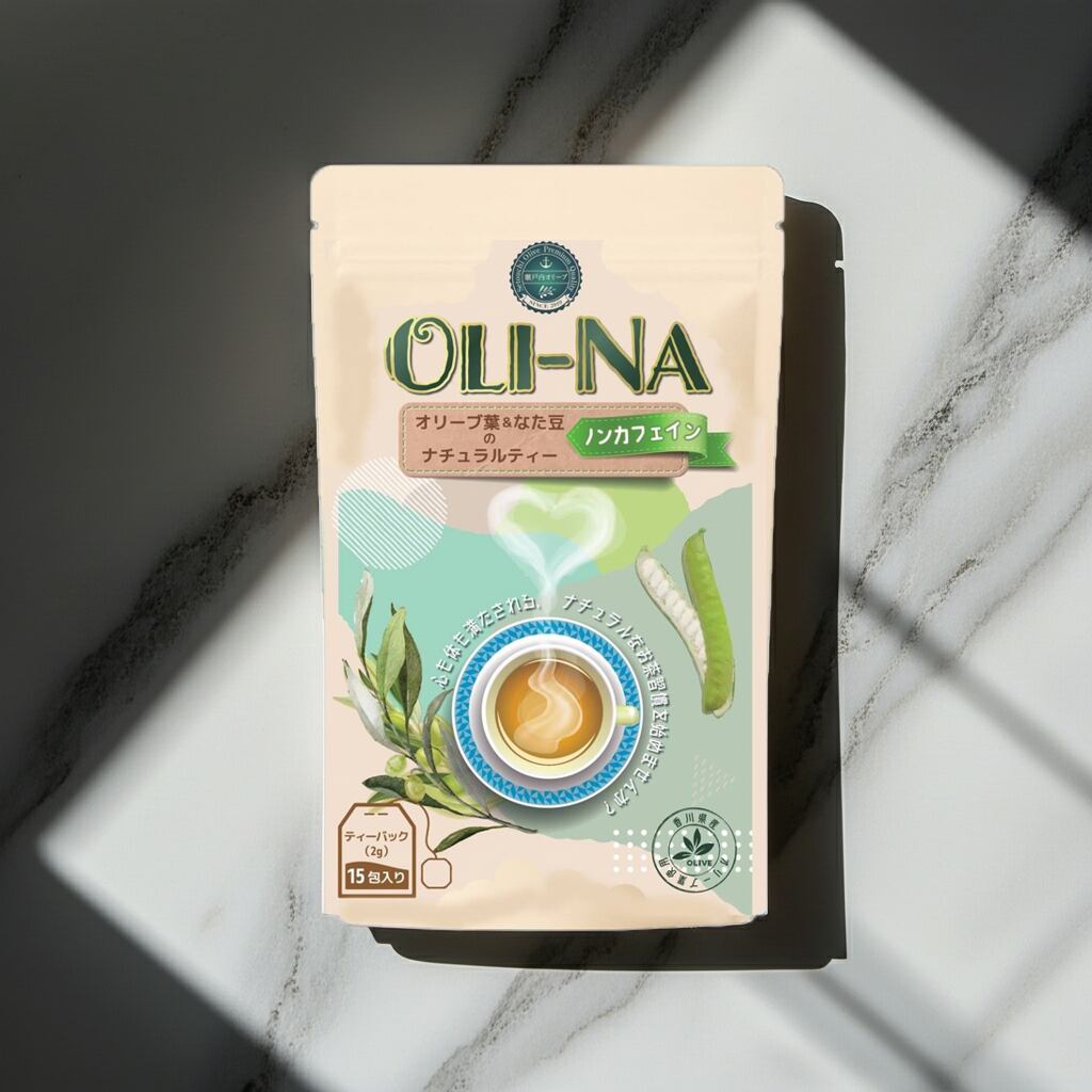 OLI-NA 瀬戸内産オリーブなた豆茶 30g 】（ティーバッグ2g×15包