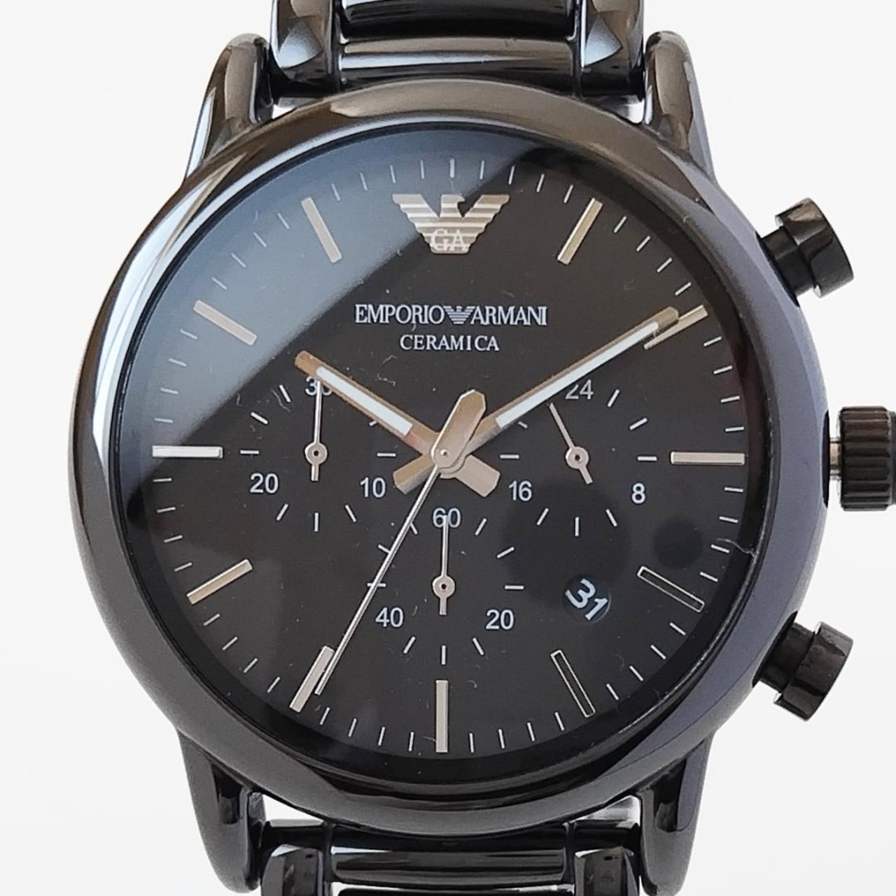 Emporio Armani Ceramica AR1507 ブラック黒エンポリオ・アルマーニ