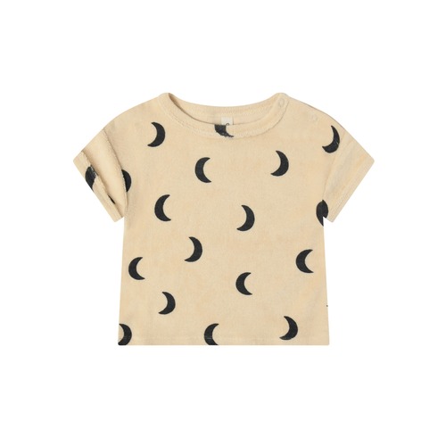 organic zoo / Pebble Midnight Terry Boxy T-Shirt / 6-12m・1-2y・2-3y・3-4y