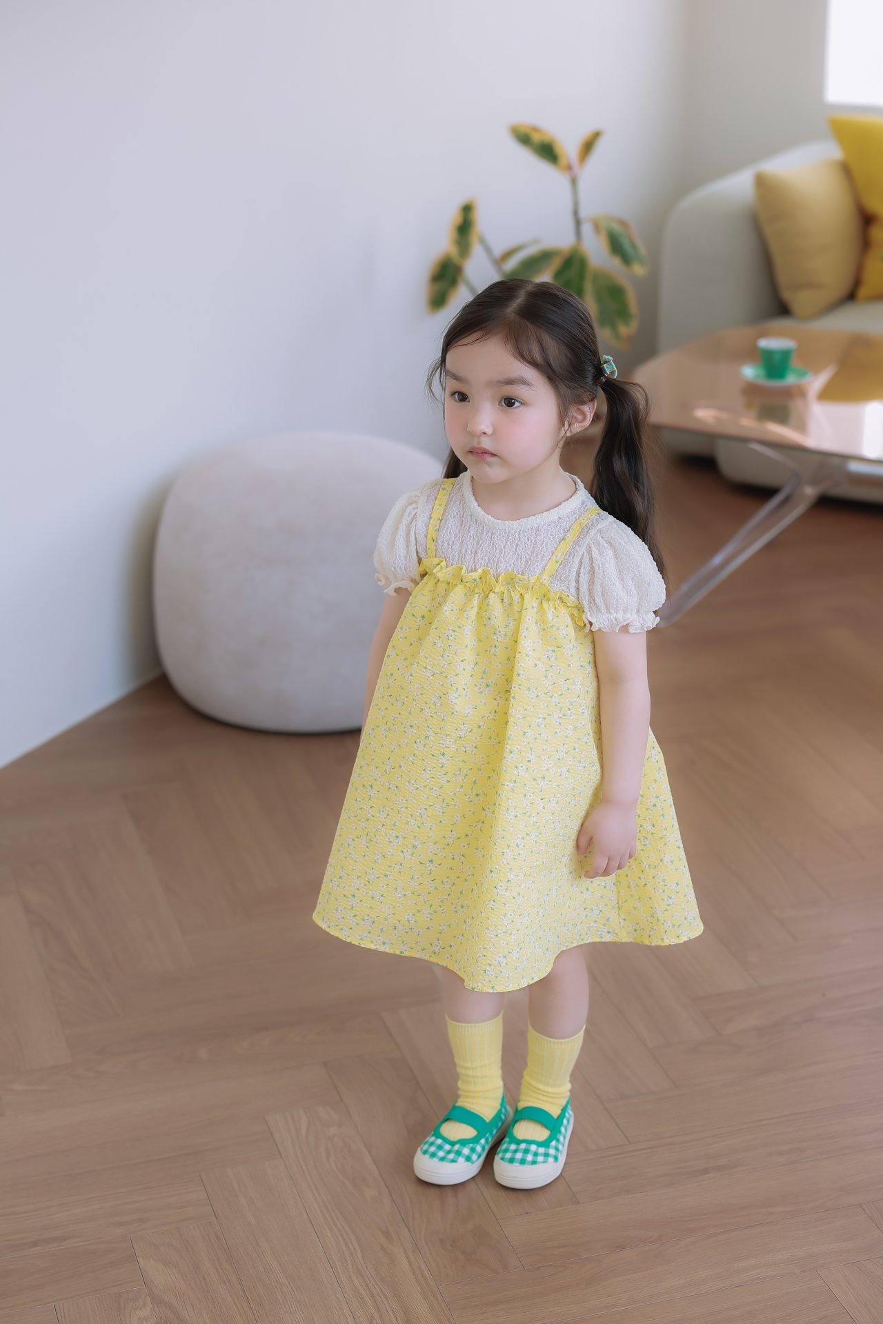 [JAZZ] Lace flower dress / [째즈] 레이스꽃원피스