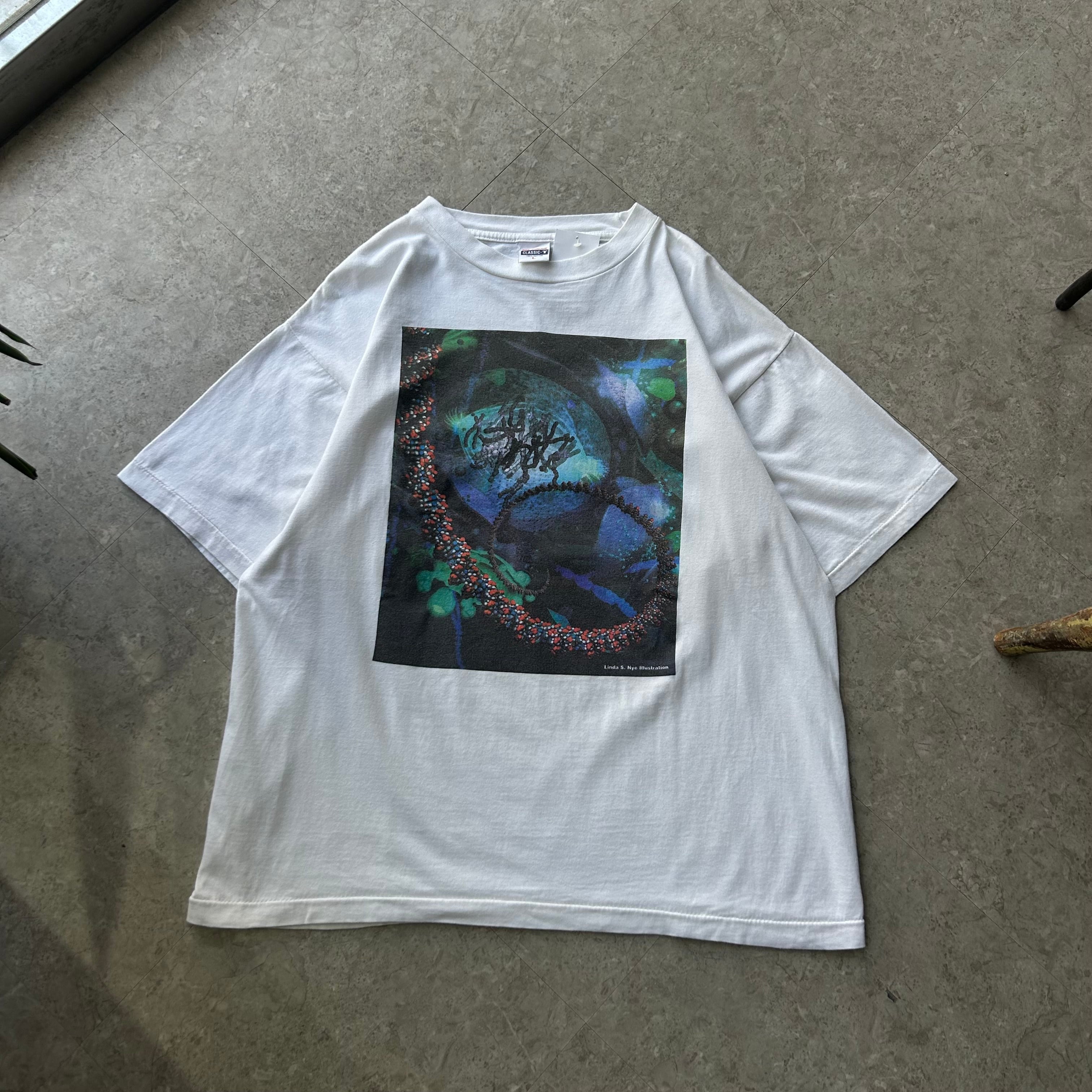 90s BIOCOM industry members DNA print T-shirt【仙台店】