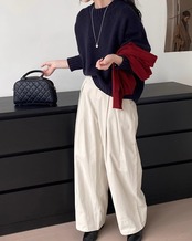 Drop shoulder Knit T20242