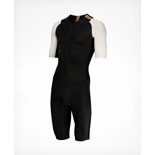 (O33)未使用 HUUBトライスーツ黒 ESSENTIAL TRIATHLON HUUB トライアスロンスーツ TCLCBW Collective Trisuit - Black/White