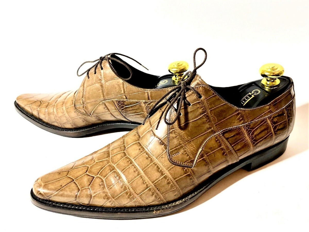 DOLCE&GABBANA こけ レザーブーツ 8.5 27.5cm ベージュ