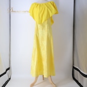 フラダンス 衣装 ワンピース ドレス イエロー系 マーメイドライン エムエムジェイ 日本製 ハイビスカス柄 ハワイアンプリント MermaidLine MMJ アロハ フラ ダンス レッスン 練習 華やか 鮮やか かわいい おしゃれ さわやか シンプル フラダンス衣装 ハワイアンドレス ドレスアップ リゾート