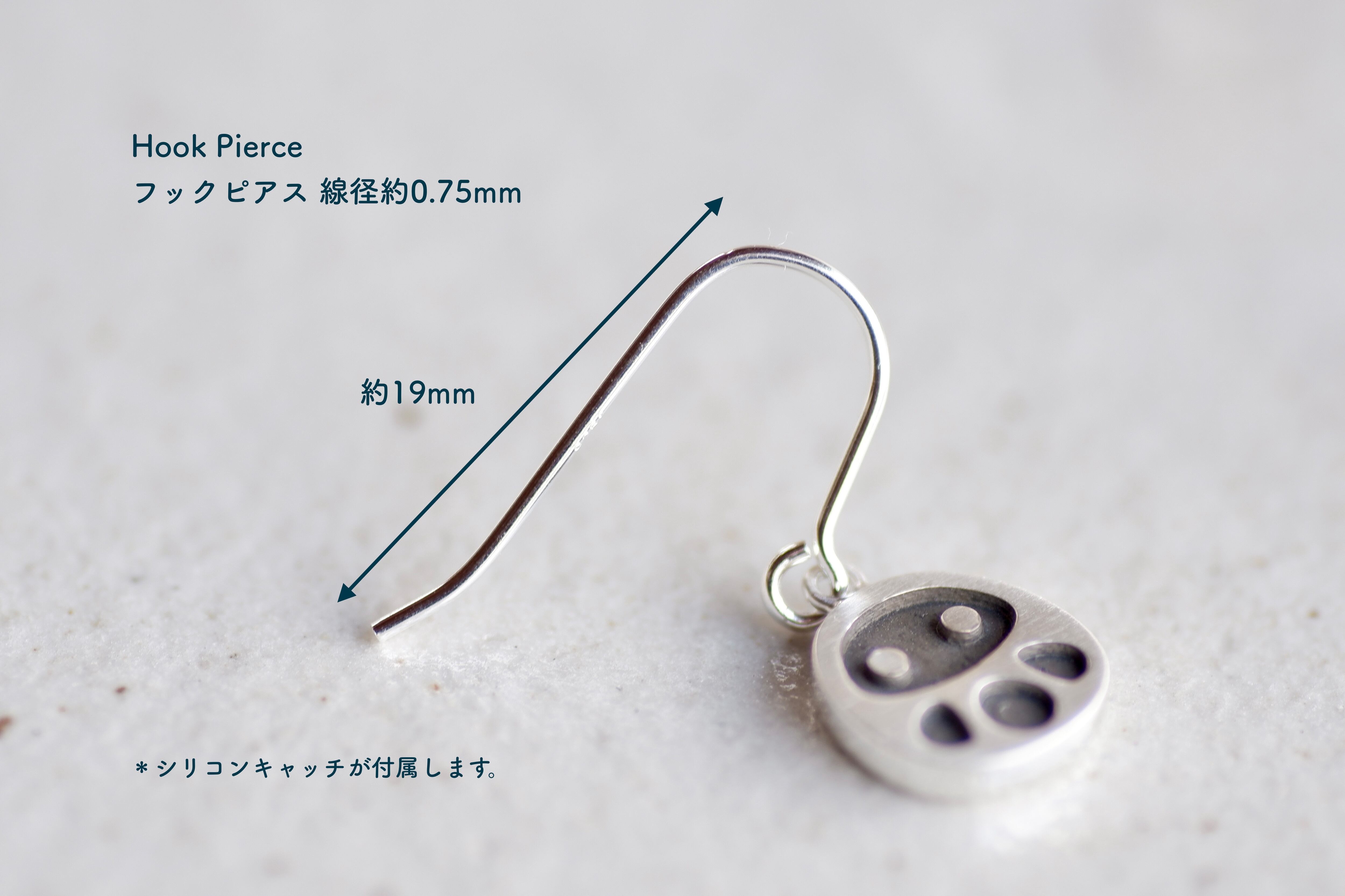 ORDER】baby emperor penguin pierce SV925 <Hook or Drop> / ペンギン