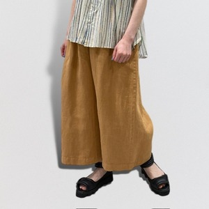 nume linen dyed wide pants