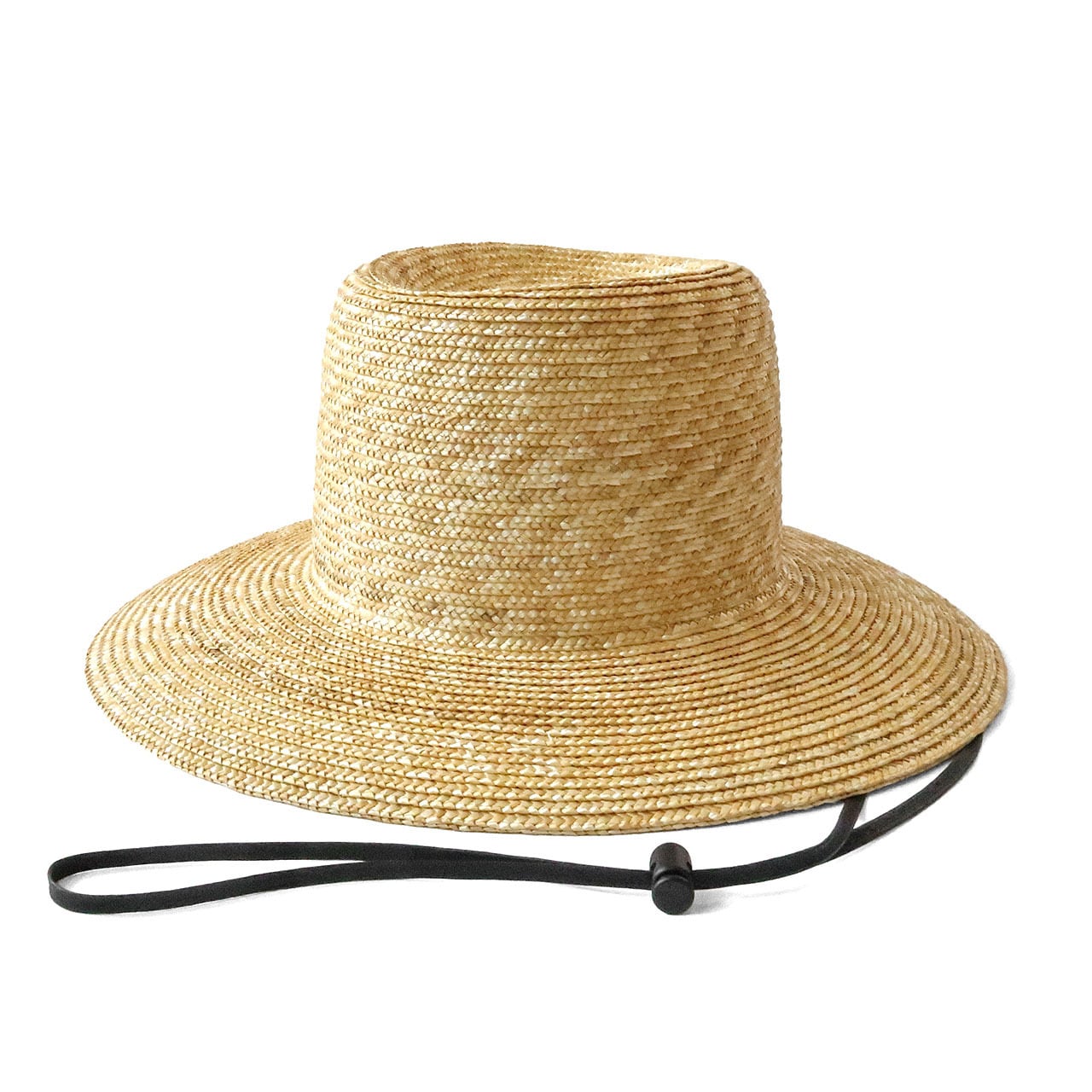 bocodeco｜Straw Wide Brim Hat -Black- | Ma'n'Ma（まんま）| 長く