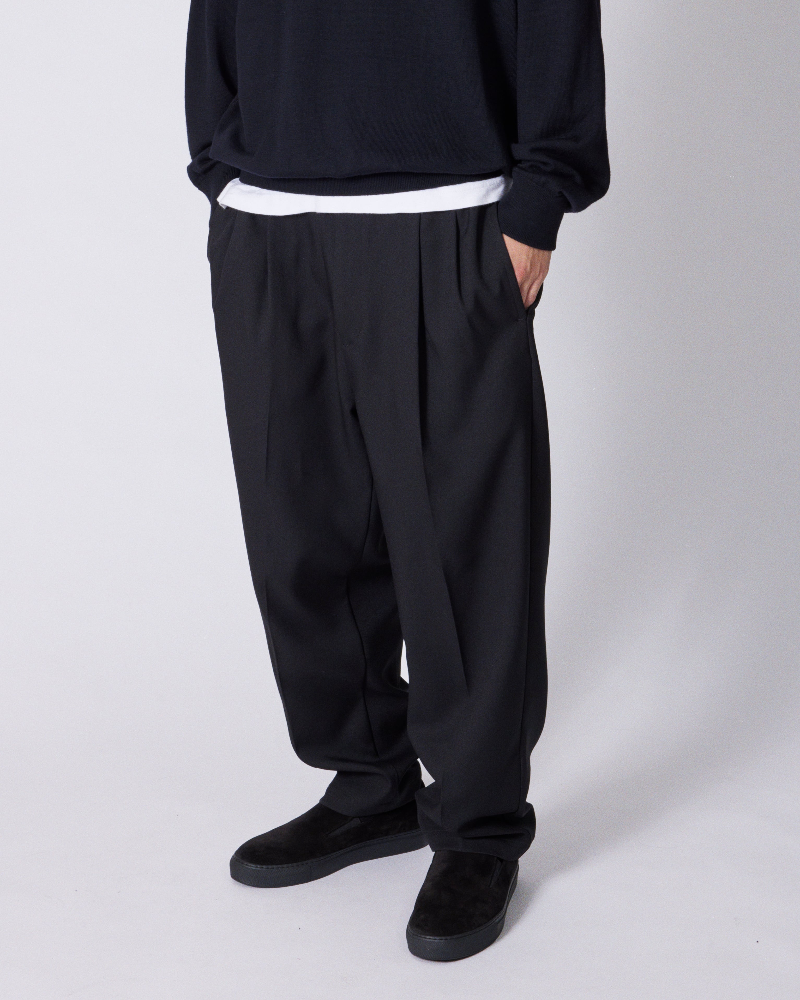 パンツ everyone polyester twill chef pants everyone polyester twill chef pants (BLACK) | everyone
