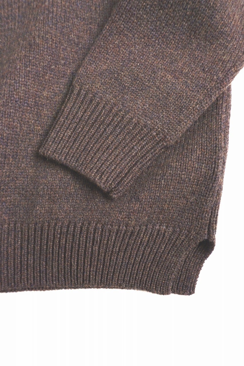 Hand Framed Super Merino Mock P/O