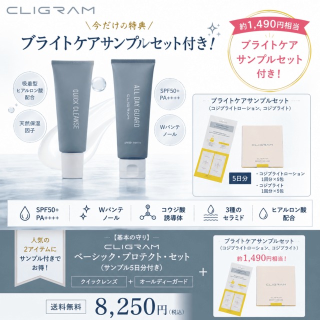 【基本の守り】CLIGRAM ベーシック・プロテクト・セット