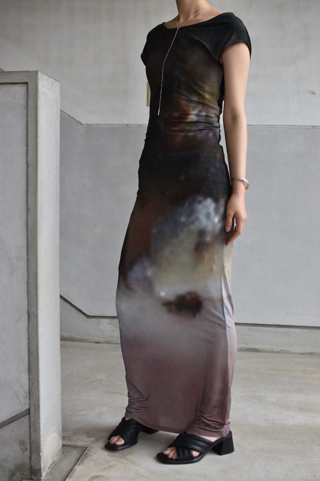 The Paloma Knit Long Dress ブラック