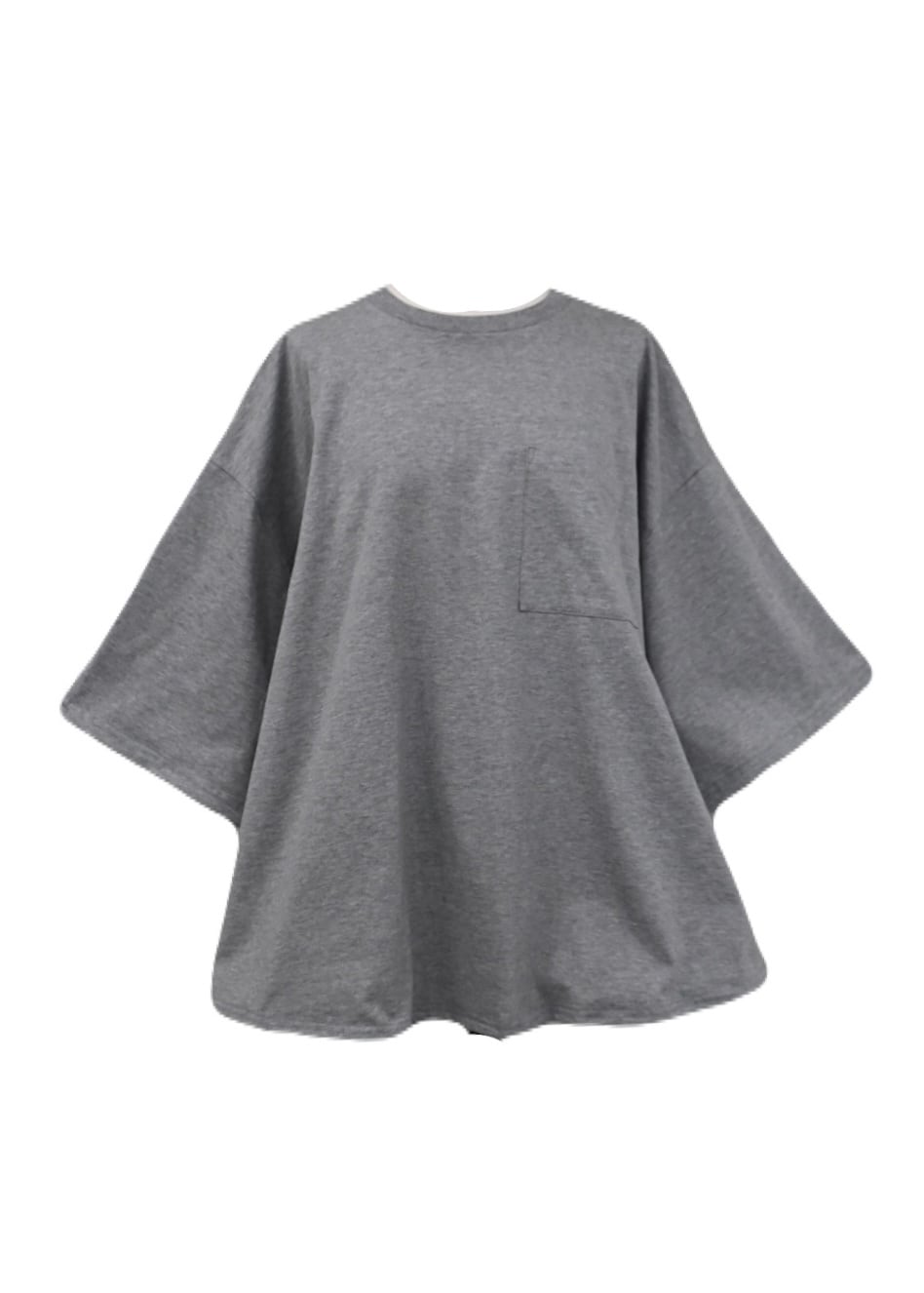 新品 lig. form flare T gray Lig.