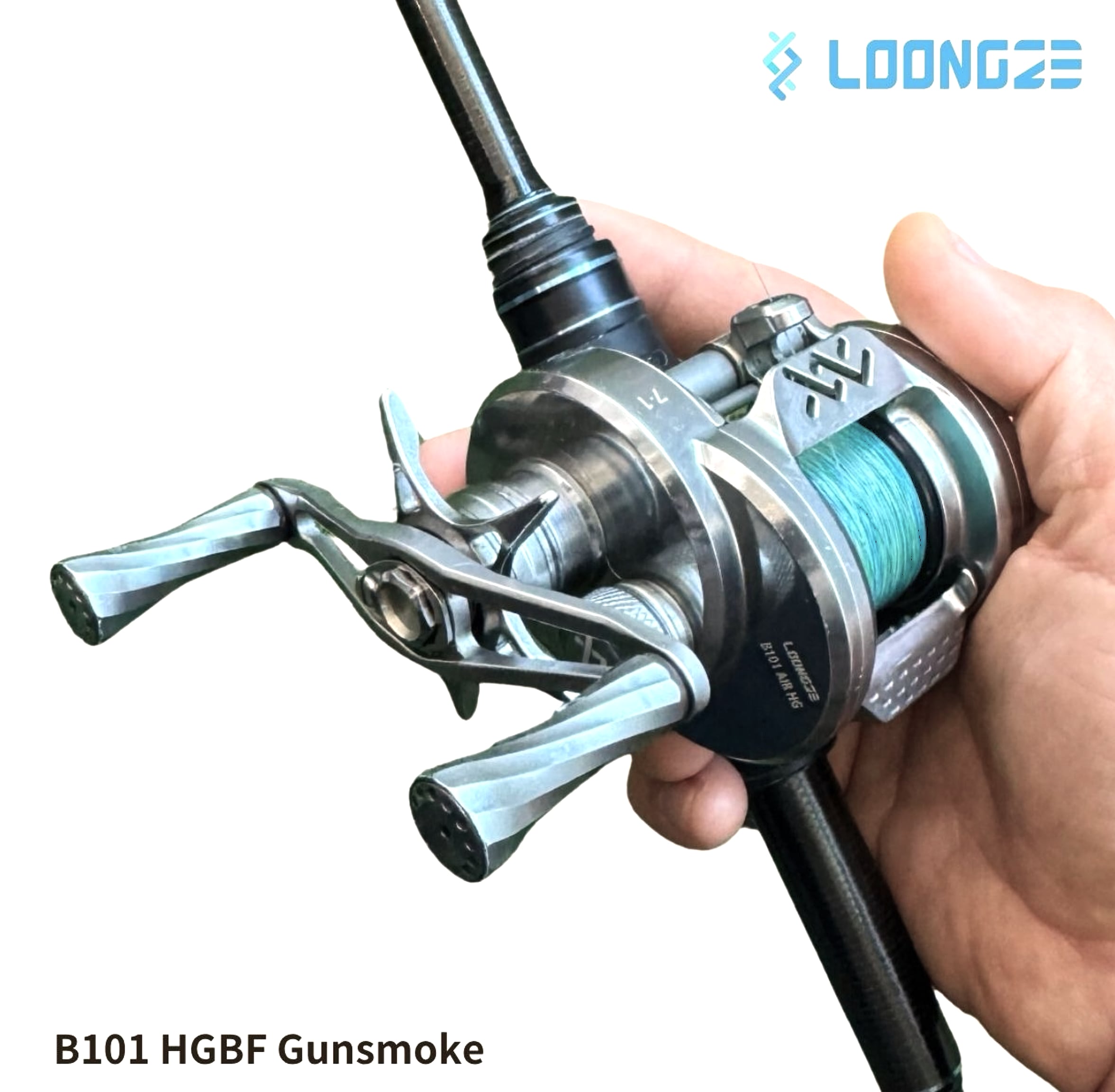 驚愕の139g！フルメタルリール最軽量】LOONGZE Airlite B100(右)/B101