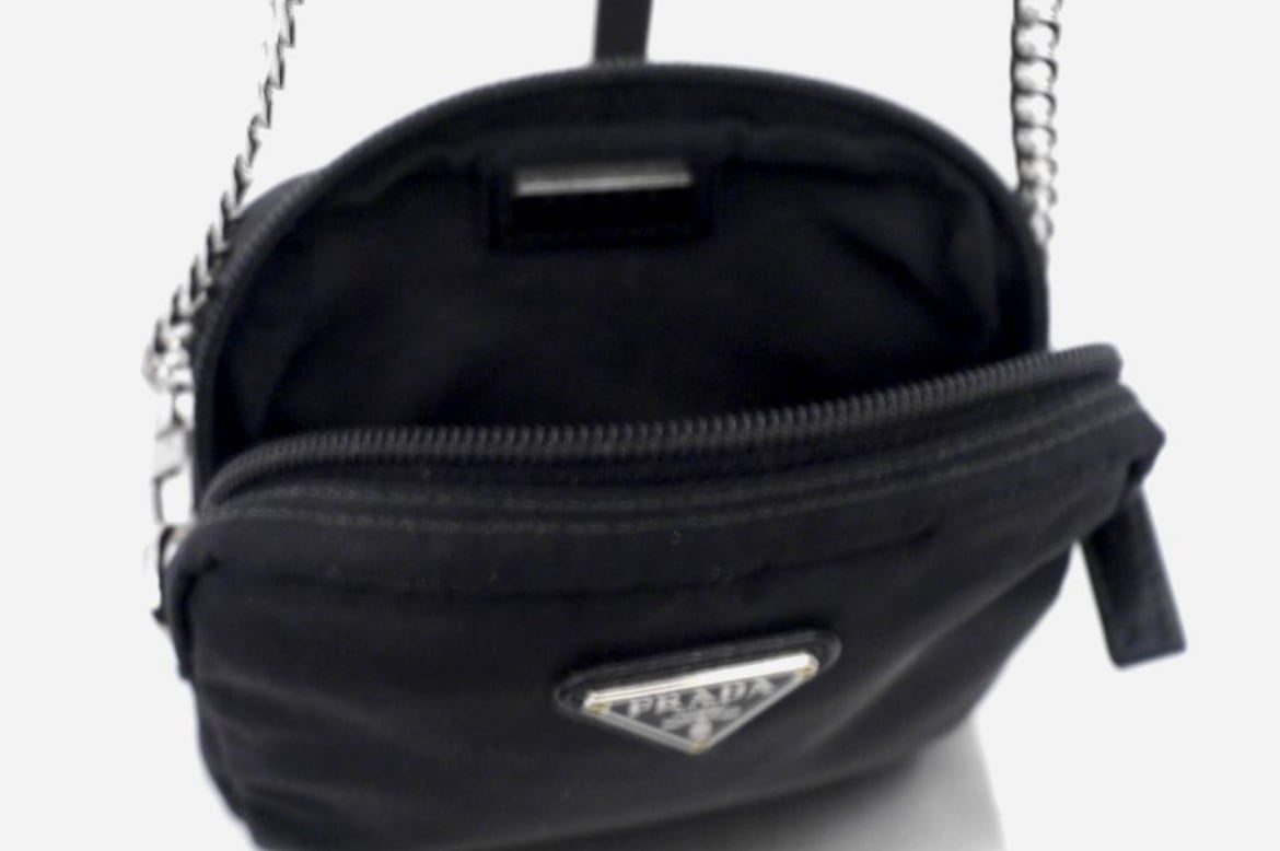 ◇ PRADA プラダ チェーンストラップ ミニ ショルダー バッグ ポーチ