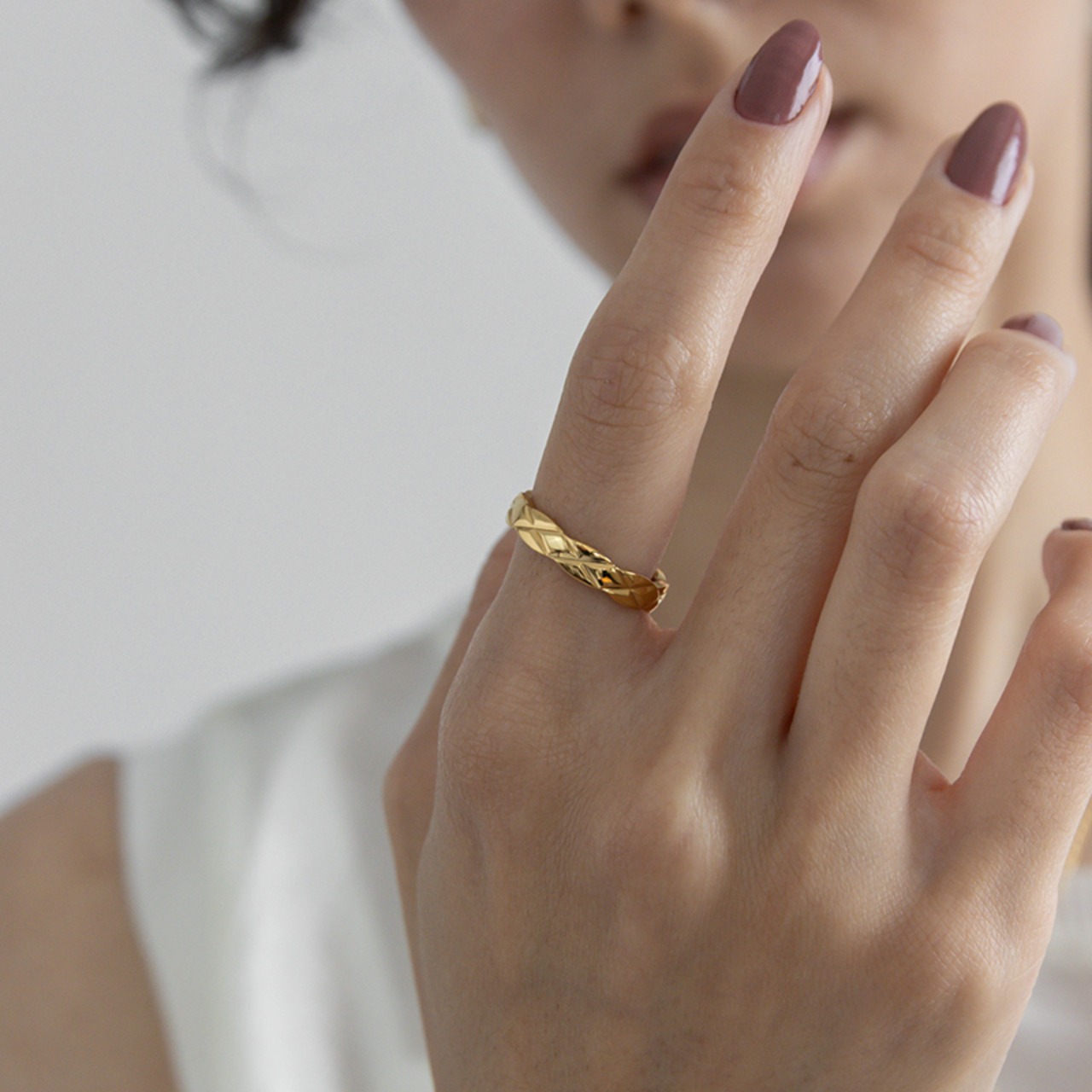 キルテイングリング限定 2個以上購入で500円OFFクーポン有り→JQGY5SC8【ネコポス便】金属アレルギー対応  キルティングリング 選べるサイズ！ サージカルステンレス 2086