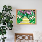 Wood Panel A3（Inside Bougainvillea）