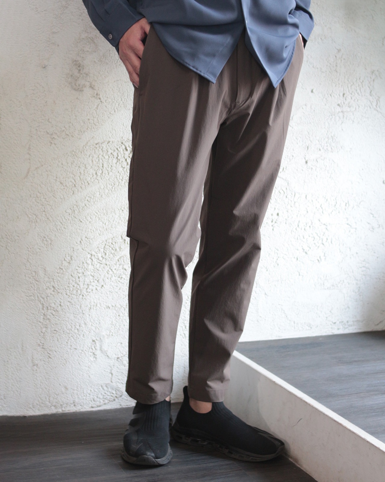 【Select】FLEX360° ワンタックテーパードパンツ　(260882)