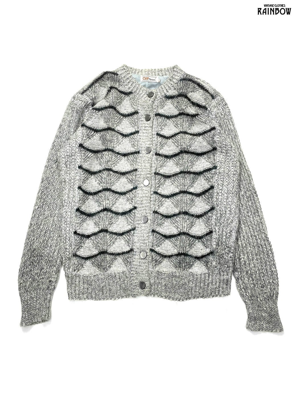 レア✨ビンテージカーディガン 50-60s Octonek ヴィンテージ レタードカーディガン 【約 Sサイズ