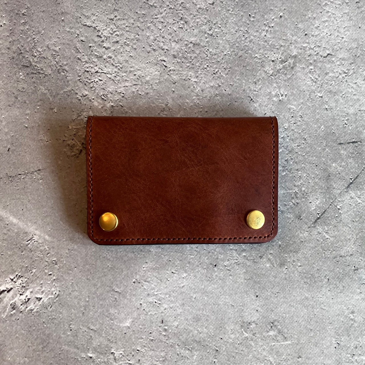COMPACT WALLET・EVANS (DARK BROWN)