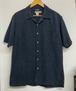 00sQuickSilver OpenCollar Check Surf Shirt/L