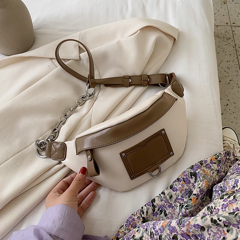 フレンチニッチバッグ女性バッグ2020新しいトレンディなファッションネットレッドチェーンメッセンジャーバッグ夏の野生のチェストバッグウエストバッグ Tiancai_Wing_Bag9840620