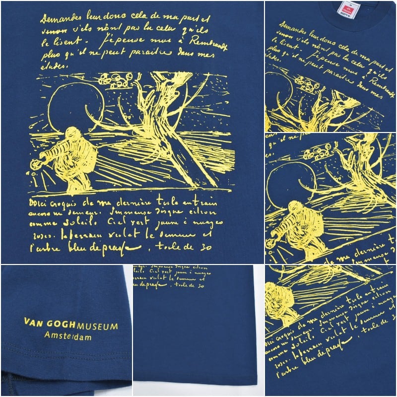 90s Van Gogh アートTシャツ ゴッホ　ゴッホの寝室 両面　ヘインズ 90～00s Hanes ヘインズ VAN GOGH Museum ヴァンゴッホ美術館 アート