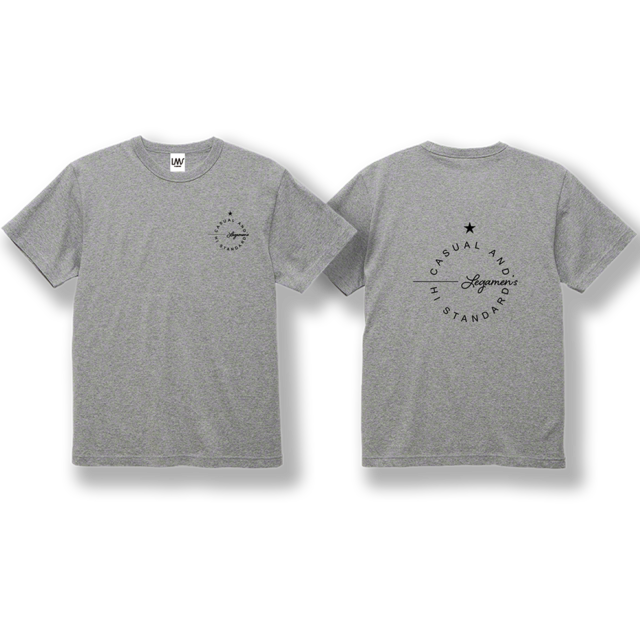 【CIRCLE C&H T-shirt】/heather gray