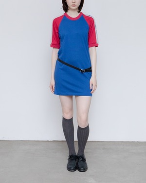 1980s adidas - raglan sleeve tee dress