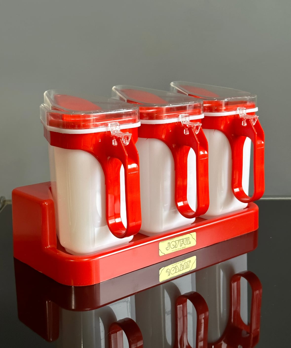 レトロポップ　調味料ケース　調味料ストッカー　フードケース　小物入れ　昭和レトロ スペースエイジ 調味料ケース 調味料ストッカー フードケース 小物入