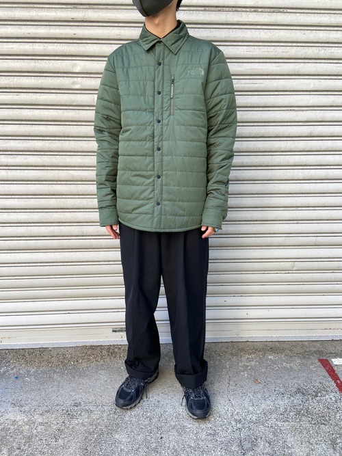 『送料無料』新品　THE NORTH FACE SHACKET RTO 中綿ダウンシャツ