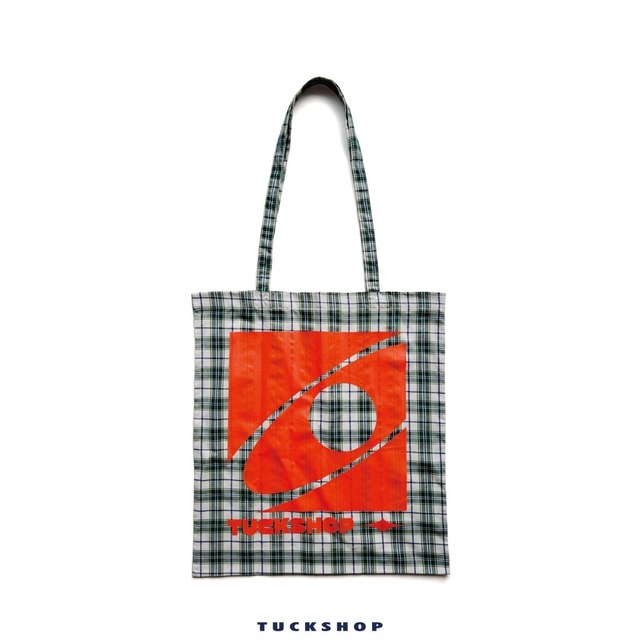 PLANET TOTE BAG（GREEN CHECK）