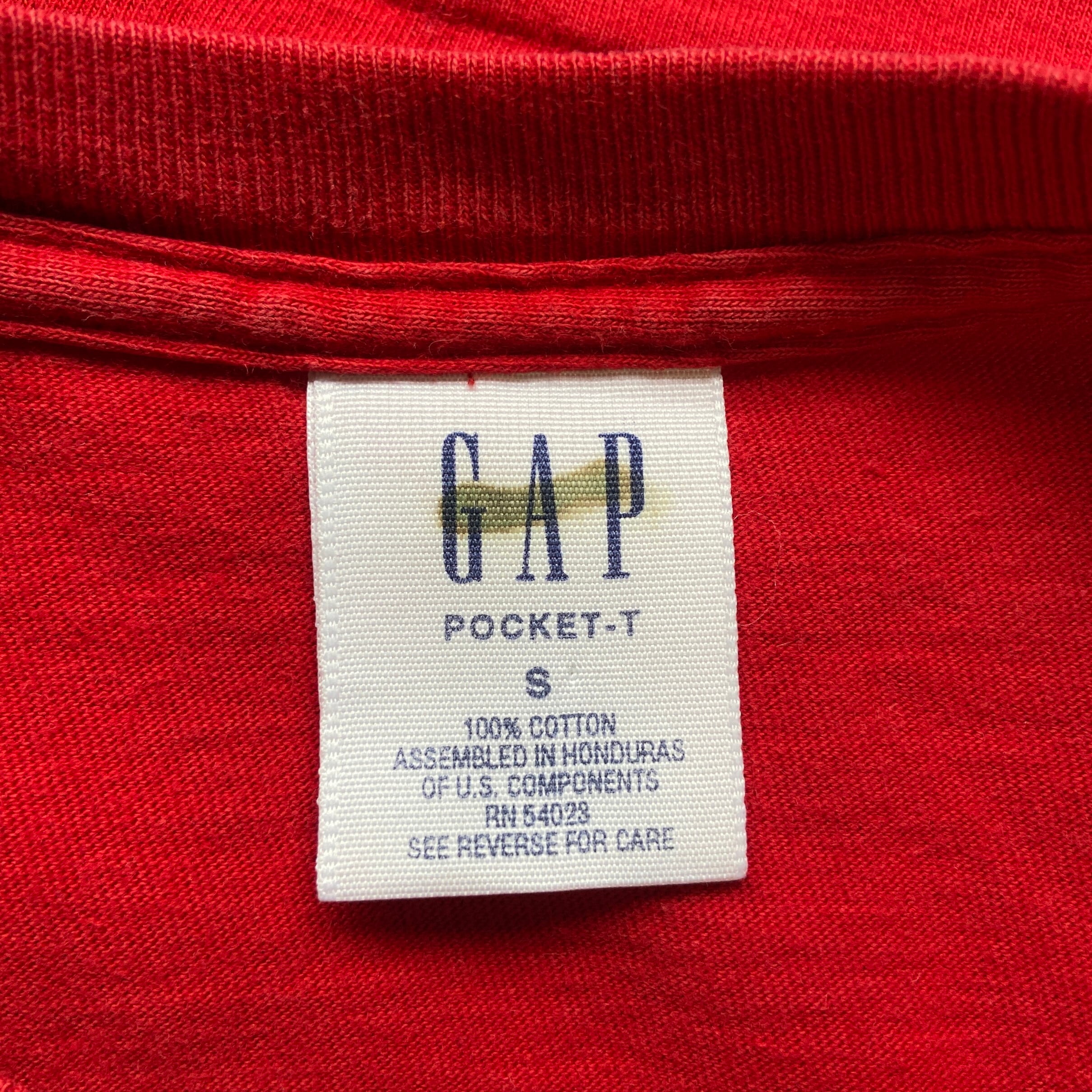 90年代 GAP オールドギャップ シングルステッチ 無地 ポケットT 90年代 GAP オールドギャップ シングルステッチ 無地 ポケットT
