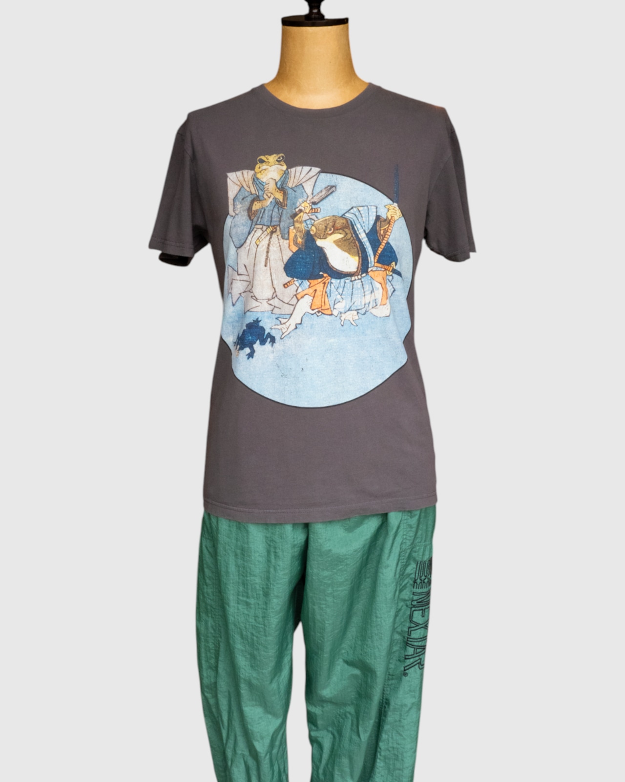 【古着】"歌川国芳” カエル浮世絵 アートTシャツ - 3