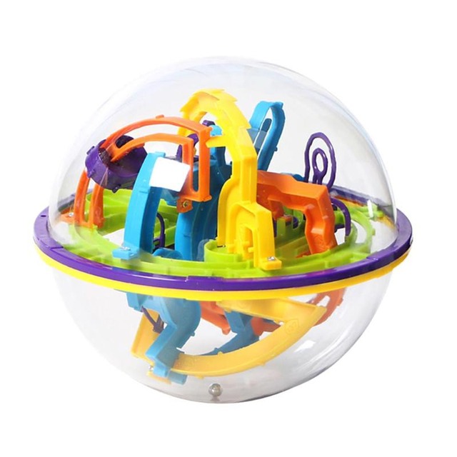3D 球状迷路マジックパズル知性ボールバランスゲーム子供 learing 教育玩具
