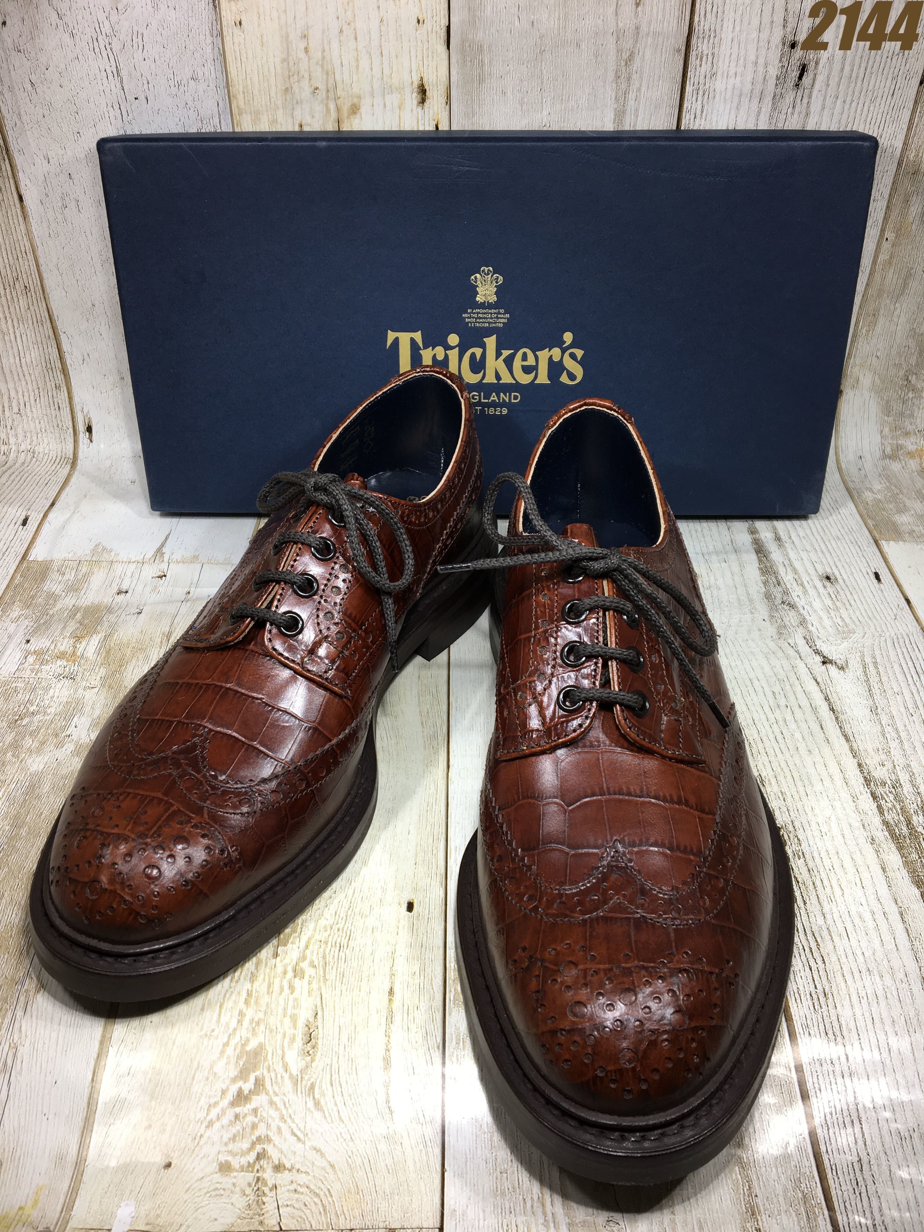 貴重新品 Tricker´s トリッカーズ バートン クロコ UK9-